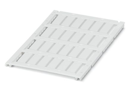 Phoenix Contact, UCT-EM (20X8) Polycarbonate Snap-in Marker for use with TOPMARK LASER, BLUEMARK CLED, BLUEMARK ID,