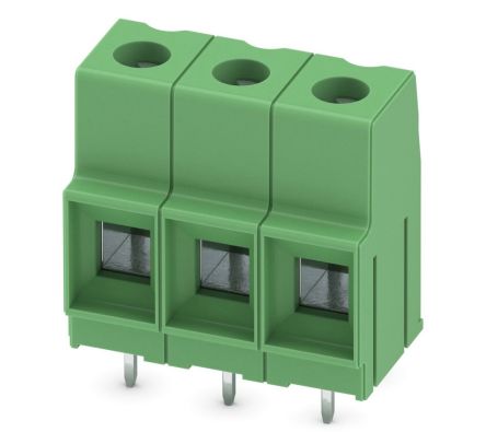 Phoenix Contact PCB Terminal Block, 3-Contact, 10.16 mm Pitch, 1 Row