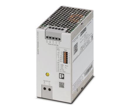 Phoenix Contact QUINT4 DC/DC Converter, 24V dc/ 20 A, 32V dc Input, 18V ac Input, DIN Rail 4 W, 70 °C Max Temp -40 °C