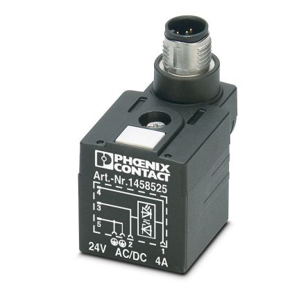 Phoenix Contact Solenoid Valve Connector, 1458525
