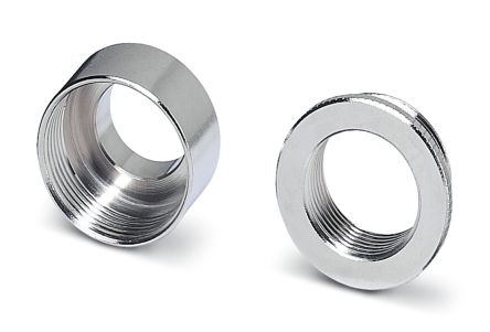 Phoenix Contact Cable Gland Adapter, M25 Exterior Thread, M32 Interior Thread, Nickel Plated Brass, ENLAR Series