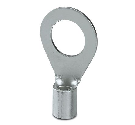Phoenix Contact, C-RC Uninsulated Ring Terminal, M10 Stud Size, Silver