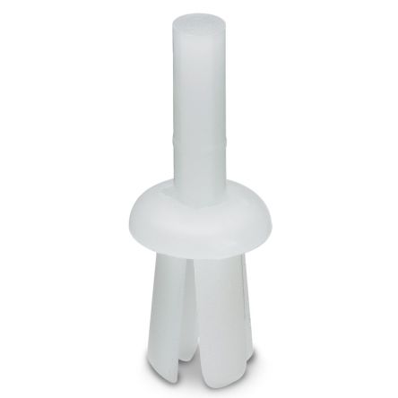 Phoenix Contact White Nylon Cable Clip, 6 mm Max. Bundle Rivet