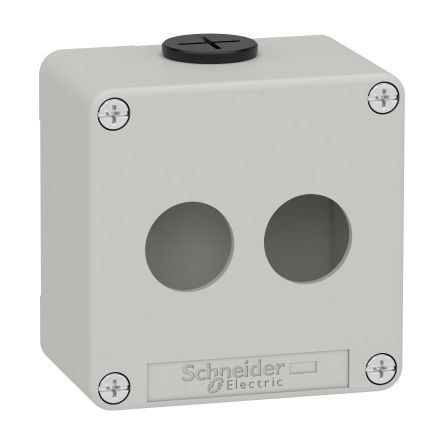 Schneider Electric Harmony Series Grey Die Cast Zinc Enclosure, IP65, IP66, IP69, IK07 80 mm, 80 mm, 80 mm