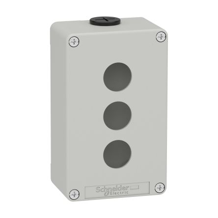 Schneider Electric Harmony Series Grey Die Cast Zinc Enclosure, IP65, IP66, IP69, IK07 130 mm, 80 mm, 80 mm