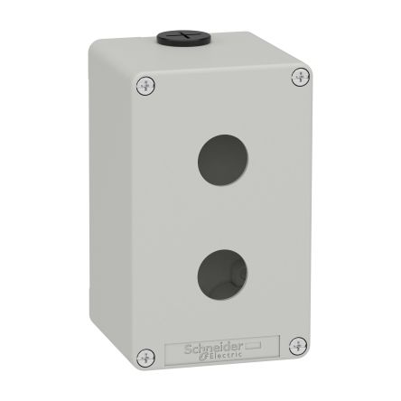 Schneider Electric Harmony Series Grey Metal General Purpose Enclosure, IP65, IP66, IP69, IK07 130 mm, 80 mm, 80 mm