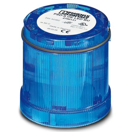 Phoenix Contact Blue Steady Effect Steady Light Element, LED Bulb 24V, AC/DC, IP65