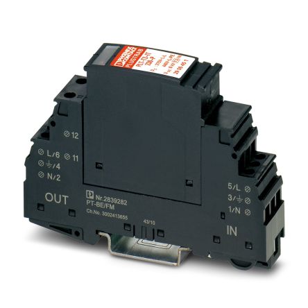 Phoenix Contact Surge Protector, 8 kA, 440 V ac, DIN Rail
