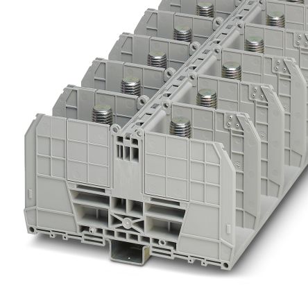 Phoenix Contact 3244630 RBO Series High Current Connector Grey, 2mm², 300 mm², 2-Level, Bolt
