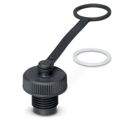 Phoenix Contact Circular Connector Dust Cap, Shell Size M12 IP67 Rated, Polyamide 66, Nitrile Butadiene Rubber,