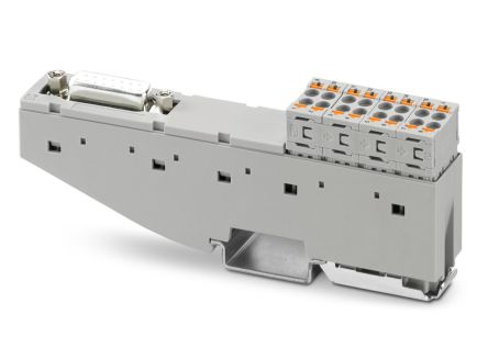 Phoenix Contact VFC-PT/D15SUB/F Series 15-Contact Female Interface Module, D-Sub Connector, DIN Rail, 2A
