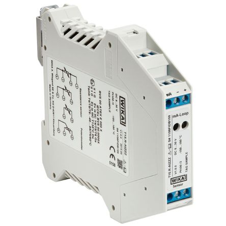 WIKA T15.R Temperature Transmitter PT100 Input 24V, 85 °C, -40 °C