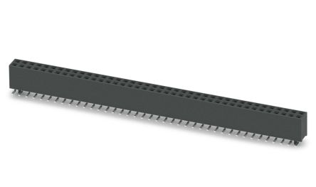 Phoenix Contact 54D/80-SV-1020-1-BT, FQ 2 Series Surface Socket Strip, 1-Contact, 2 Row, 2.54 mm Pitch Surface Mount