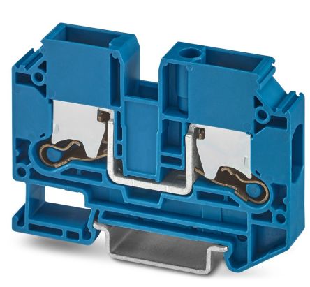 Phoenix Contact 1329549 XTV 10 BU Series Feed Through Terminal Block Blue, 10mm², 1-Level