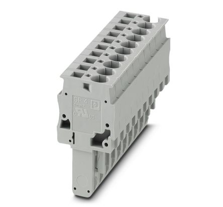 Phoenix Contact SP 4/10 Series Terminal Plug for Use with DIN Rail