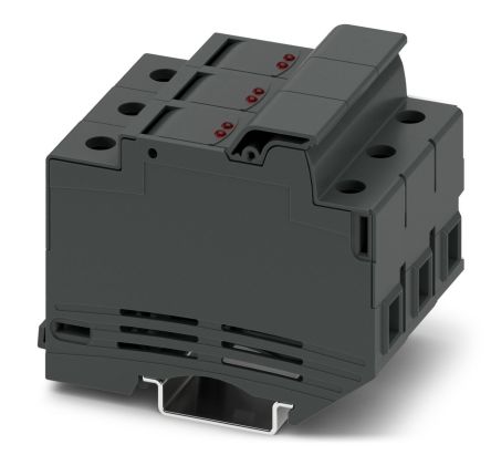 Phoenix Contact 3048632 UK 10.3-CC HESILED N 600 3POL Series Modular Terminal Block Black, 25mm², 1-Level, Screw