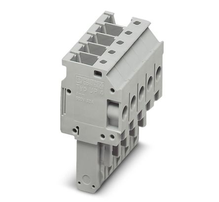 Phoenix Contact UP 4/5 Series Terminal Plug for Use with DIN Rail