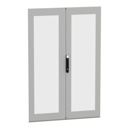Schneider Electric PanelSeT SFN Kit Series Lockable Glass, Steel RAL 7035 Double Door, 1766 mm H, 1.169m W, 26 mm D,