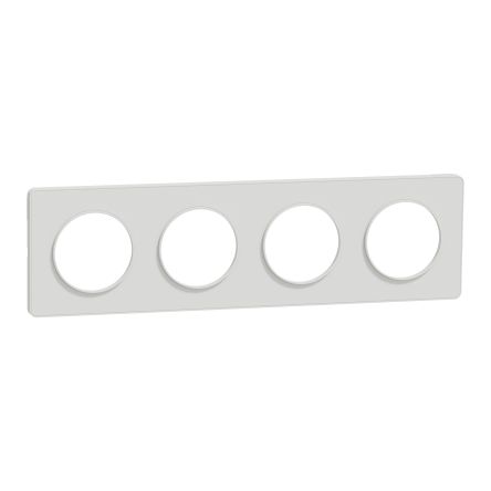 Schneider Electric White, 4 Gang, Odace 2011