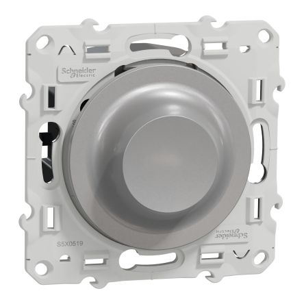 Schneider Electric Grey, 1 Way, 1 Gang, Odace 2011