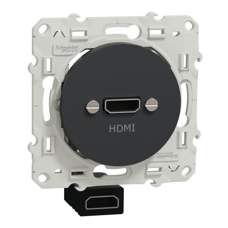 Schneider Electric Anthracite, 1 Gang, Odace 2011