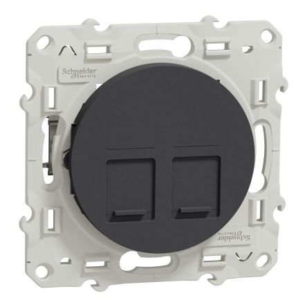 Schneider Electric, Odace 2011 IP54 Anthracite Light Switch