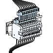 Schneider Electric Linergy Series Copper Terminal Block for Use with Linergy Linergy TA Auxiliary Connector, PrismaSeT