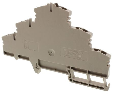 Weidmüller 1782300000 ZDLD Series DIN Rail Terminal Block Brown, 2.5mm², 3-Level, Clamp