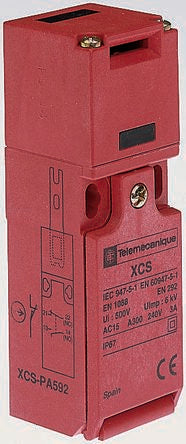 Telemecanique Sensors Preventa Safety Interlock Switch, Keyed Actuator Included, Fibreglass Reinforced Nylon, Interlock