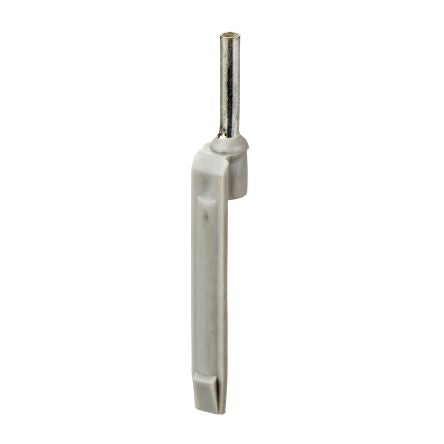 Schneider Electric, Linergy DZ5 Insulated Bootlace Ferrule, 2.7 mm Pin Diameter, Grey from 14 AWG to 14 AWG Wire Size