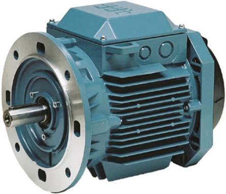 ABB 3GAA Reversible AC Motor, 0.37 kW, IE2, 3 Phase, 4-Pole, 415V, Flange Mounting