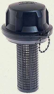Parker Hydraulic Filler Breather Filter AB98210011 101 mm, 3-Hole Flange Glass Filled Nylon Black