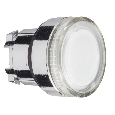 Schneider Electric Harmony Series White Spring Return Push Button Head, 22 mm Cutout, IP67, IP69K, IP66