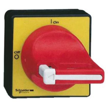 Schneider Electric Yellow Rotary Handle, 60 mm, TeSyS Vario Series