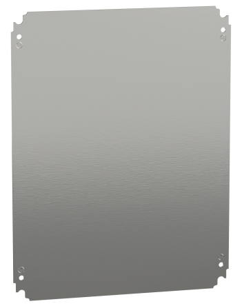 Schneider Electric Metal Galvanised Mounting Plate, 350mm W, 350 mm L for Use with Spacial CRN Enclosure