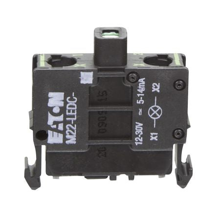 Eaton RMQ Titan M22 Series Light Block, 12V ac/dc, 30 V ac/dc, Red Light