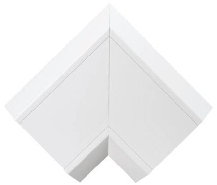 Schneider Electric Polyvinyl Chloride (Unplasticised) Cable Trunking Accessory Cableline Solo 150 mm 52mm