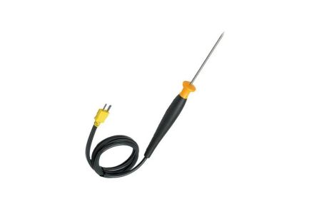 Fluke Type T Conical Insertion Temperature Probe, 101.6 mm Length, 3.4 mm Diameter, 350 °C Max