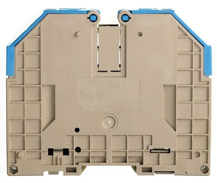 Weidmüller 1024680000 WDU Series Feed Through Terminal Block Blue, 95mm², 1-Level, Screw