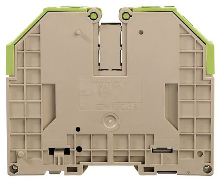 Weidmüller 1024650000 WDU Series Feed Through Terminal Block Brown, 95mm², 1-Level, Screw