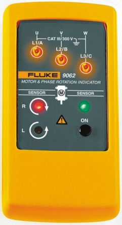 Fluke 9062 Phase Rotation Tester 2 Hz, 400 Hz Max, 400V ac Max