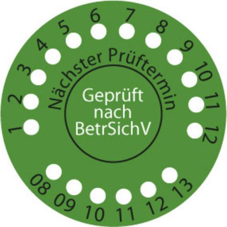 Fluke Green Safety Label