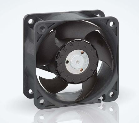 ebm-papst 620 Series Axial Fan, 12V dc, 40 m³/h, 2.1 W, 1.05 A Max, IP20 60 mm 60mm 25 mm