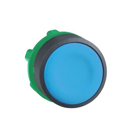 Schneider Electric Harmony Series Blue Spring Return Push Button Head, 22 mm Cutout, IP69K, IP67, IP66