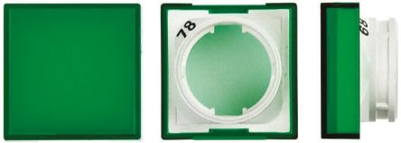 Omron Green Square Push Button Lens for Use with A16 Series LED/Incandescent Lamp Push Button Switch