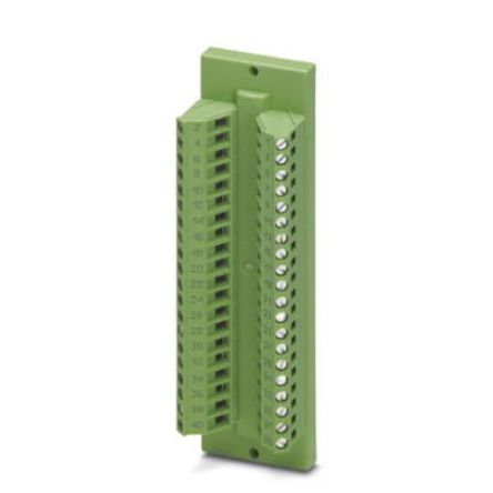 Phoenix Contact 40-Contact Male Non-Fuse DIN Rail Terminal, IDC Connector, Panel Mount, 40A