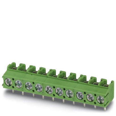 Phoenix Contact COMBICON PT Series PCB Terminal Block, 10-Contact, 5 mm Pitch, 1 Row, 1935394