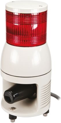 Schneider Electric Harmony Series Red Signal Tower Siren, 1 Lights 24V dc Base