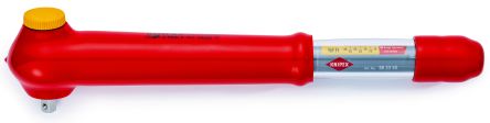 Knipex Click Torque Wrench, 5 To 50 Nm, 3/8 in Drive, Square Drive, 385mm Overall