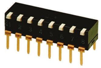 Omron Lever Rotary Coded DIP Switch Through Hole